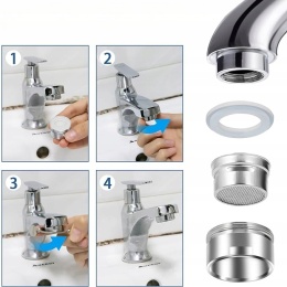 Aerator Adapter Do Kranu Baterii Umywalkowej M24 Perlator Zestaw 5 Sztuk