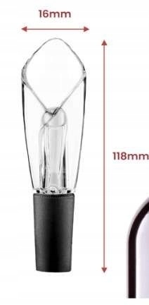 Aerator do wina napowietrzacz z nalewakiem dozownikiem do alkoholu
