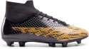 Buty męskie korki sportowe wysokie wzór zebry czarno żółte 46