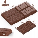 Foremka do czekolady dubajskiej silikonowa forma 4w1 30x18 cm 2szt