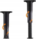 Nóżki meblowe Regulowane do sofy stołu szafki nocnej 18-34 cm Czarny 2szt