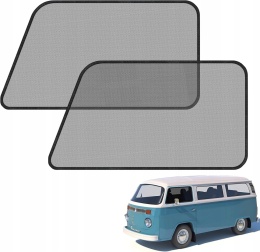 Osłona przeciwsłoneczna do samochodu moskitiera drzwi przednie 2szt VW T2