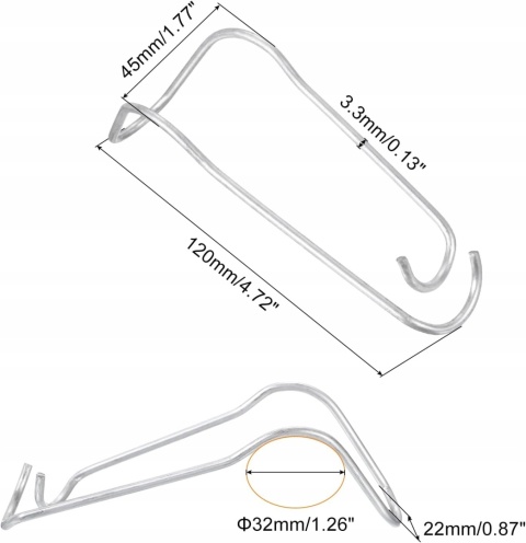 Podpora do roślin paliki ogrodowe metal 22 32 mm zestaw 5 szt