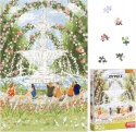 Puzzle klasyczne 1000 elementów ogród z fontanną