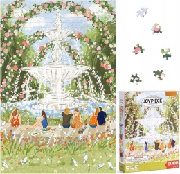 Puzzle klasyczne 1000 elementów ogród z fontanną