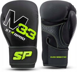 Rękawice MMA do sztuk walki Sparingowe Treningowe Czarny matowy 10oz