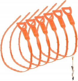 Spirala do czyszczenia rur 5w1 Wielofunkcyjna 63cm 6szt