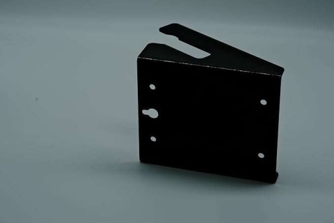 Stojak Uchwyt ścienny na deskorolkę i longboard Kolor Czarny 10x 7,7 x12 cm