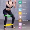 Taśma Gumy do Ćwiczeń Fitness Pilatesu 5 Różne Poziomy Zestaw 5szt