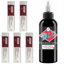 Tusz do robienia tatuażu permanentny czarny 120ml