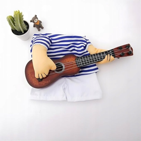 Ubranko Kostium Przebranie Dla Psa Kota Strój Z Gitarą Rozmiar L