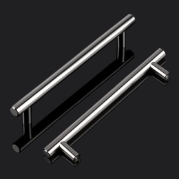 Uchwyty meblowe do szafek szuflad metalowe chrom 192mm 15szt