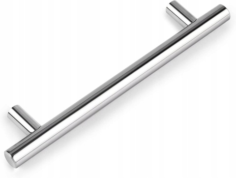 Uchwyty meblowe do szafek szuflad metalowe chrom 192mm 15szt