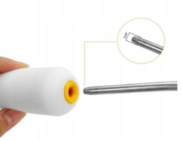 Wałek do malowania ścian mini z 9 wymiennymi rolkami piankowy 50 mm zestaw