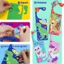 Zawieszki do drzwi dekoracyjne zestaw do tworzenia DIY motyw zwierzęcy