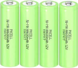 Akumulatory AA 600mAh 1,2V NiMH do lamp solarnych zabawek 4 szt