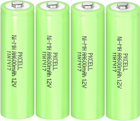 Akumulatory AA 600mAh 1,2V NiMH do lamp solarnych zabawek 4 szt