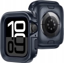 Etui Apple Watch Series 10 46 mm niebieskie metalowe ochronne 2w1