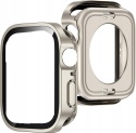 Etui do Apple Watch 6, SE, 5, 4, 44 mm - pełna ochrona srebrne 2 szt. ZZDZZ