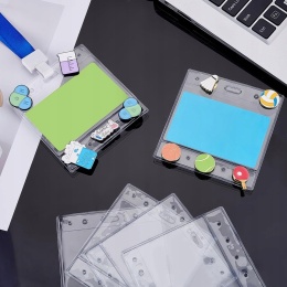 Etui na identyfikator poziome PVC wodoodporne 50 szt