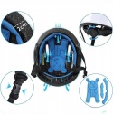 Kask rowerowy dziecięcy z uszami 3D Regulowany Lekki Niebieski Wiek 3-6