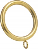 Kółka do zasłon metalowe 44 mm złote do karnisza 29 szt zestaw