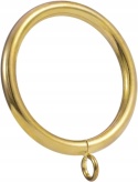 Kółka do zasłon metalowe 51 mm złote do karnisza 41 szt zestaw