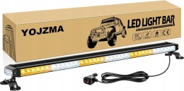 Lampa Ostrzegawcza LED 78 Diod Magnetyczna 12V 96 cm