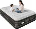 Materac dmuchany CHILLSUN 190x137x46 cm z pompką 275 kg szary