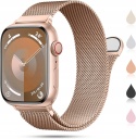 Pasek do Apple Watch stalowy magnetyczny 38 40 41 mm srebrny mesh