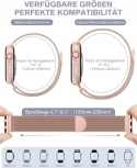 Pasek do Apple Watch stalowy magnetyczny 38 40 41 mm srebrny mesh