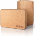 Blok do Jogi z Naturalnego Korka Pulse 22x14x7 cm Antypoślizgowy wytrzymały