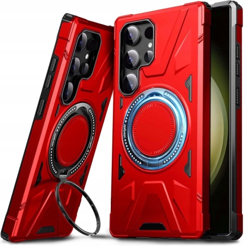 Etui do Samsung Galaxy S23 Ultra czerwony DASFOND