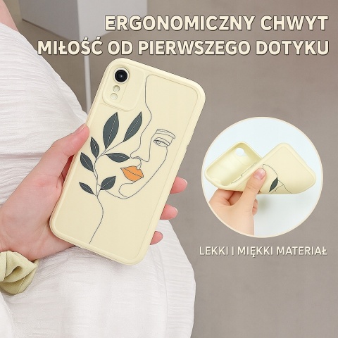 Etui do iPhone XR silikon Wzmocnione narożniki Ochronne Stylowe