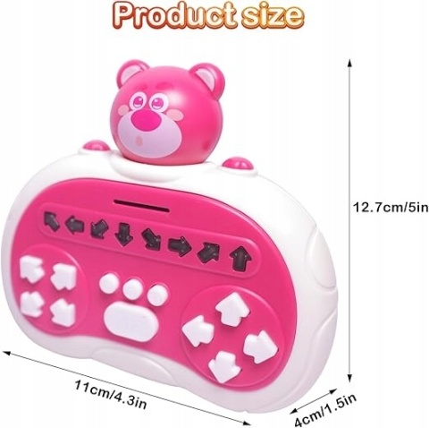 Gra Quick Push Rhythm Master Niedźwiedź Zabawka Logiczna dla Dzieci 3-12lat