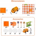 Gra logiczna dla dzieci puzzle budowa dróg zestaw zabawkowy 20 elementów