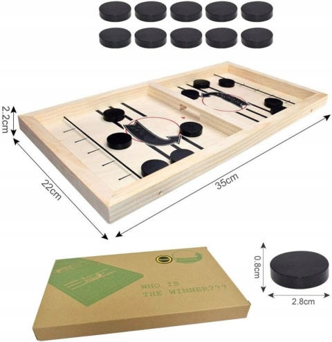 Gra zręcznościowa hokej stołowy piłkarzyki foosball 2w1