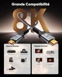 Kabel SNOWKIDS SR-8K-2M-NEW HDMI - HDMI 2 szt