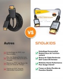 Kabel SNOWKIDS SR-8K-2M-NEW HDMI - HDMI 2 szt