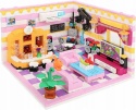 Klocki konstrukcyjne mini domek salon dla dzieci 670 elementów wiek 6+