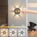 Lampa ścienna LED wewnętrzna dotykowy włącznik 3000K - 6000K 14W