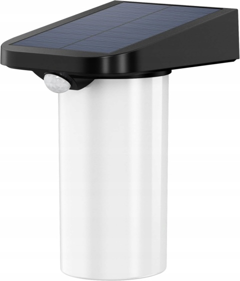 Lampa solarna LED z czujnikiem ruchu IP65 Ścienna 6W białe światło