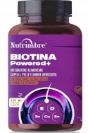 Nutrimbre Biotina Powered+ suplement Biotyna 120 szt skóra włosy paznokcie