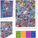Puzzle 1000 elementów układanka 50x60cm Tęczowy wszechświat