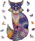 Puzzle Drewniane Fantastyczne zwierzątko Kot 19x35cm Układanka 200el