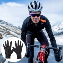 Rękawiczki Do Jazdy Rowerowej Antypoślizgowe Unisex Kolor czarny Rozmiar L
