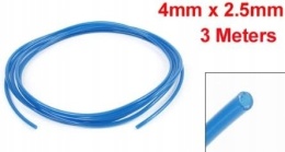 Uxcell - Wąż wysokociśnieniowy PU 3 m, 4 mm Ø zewn., 2,5 mm Ø niebieski