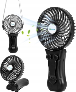 Wentylator mini Sygonix ręczny czarny