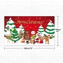 Baner świąteczny na Boże Narodzenia 180x105 cm napis Wesołych Świąt