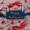 DUŻY ZESTAW HALLOWEEN NAKLEJKI NA OKNO 8 ARKUSZY